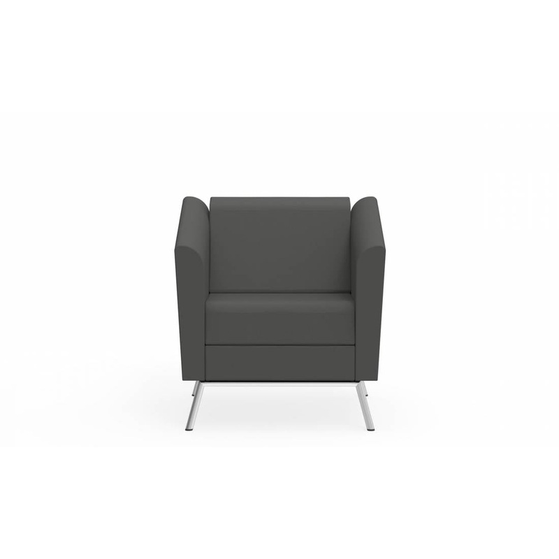 Wind Lounge Chair with Metal Legs