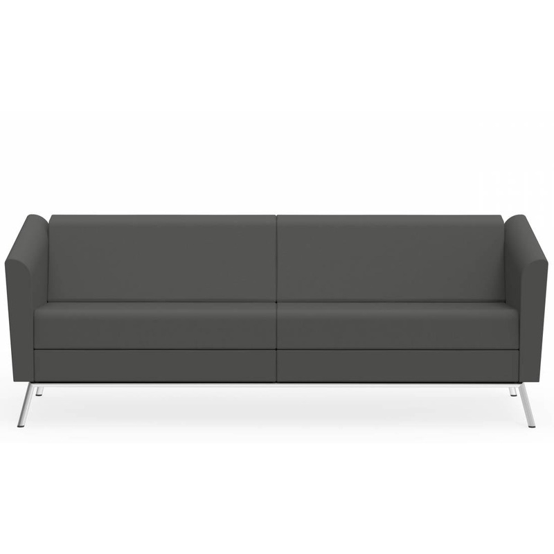Wind 3 Seater Sofa with Metal Legs