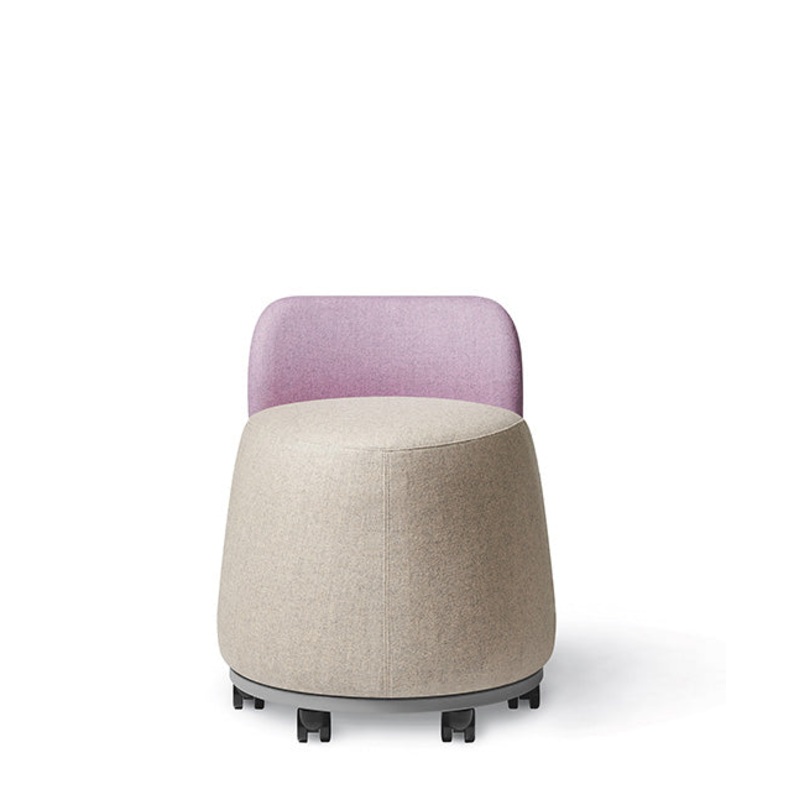 Office Master PLT-B (OM Seating) Pouf with Backrest Plot Twist