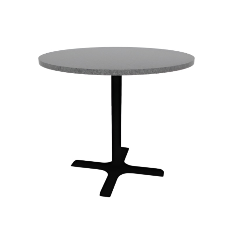 Proof 42″ Round Pedestal Counter Table with X-Base HPL Top